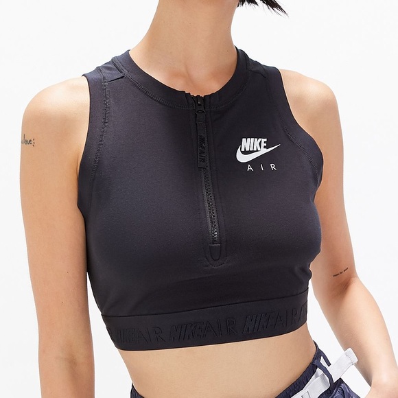 Nike Tops - NWOT Nike Air Zip Front Cropped Tank Top